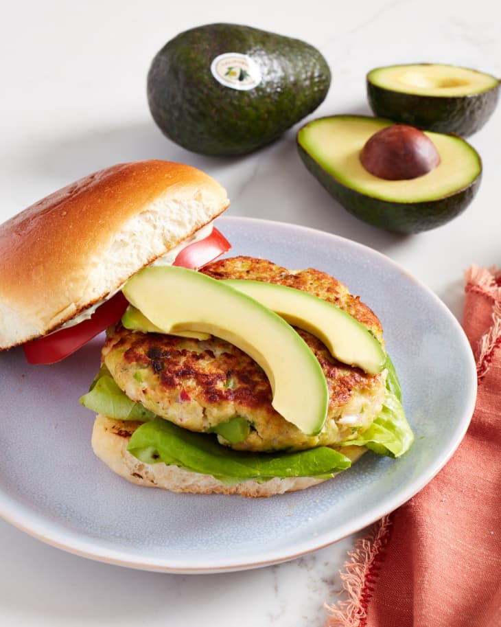Shrimp and California Avocado Burgers Recipe The Kitchn